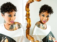 Zwart, Bruinharig, Interraciaal, Zoenen, Ondergoed, Masturbatie, Kousen, Tiener