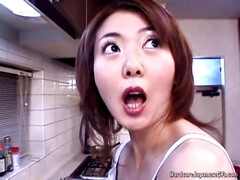 Japanese housewife fucked and punished