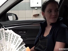 Брюнетки, В машине, Смазливые, Глубокая глотка, Сперма на лице, Натуральные, Оргазм, От первого лица