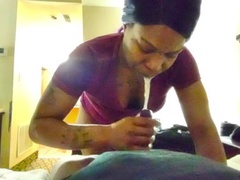 黒人, フェラチオ, 医者, 娼婦, 濡れ