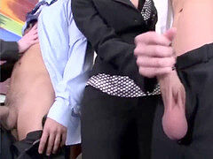 アナル, 緊縛, 服従, 眼鏡, 人妻の, 淫乱熟女, オフィス, 三人