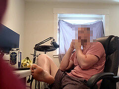 Большой член, Мастурбация, Шпионские видео, Подглядывание