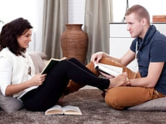 Culo, Mamada, Morena, Tetas naturales, Cabello corto, Flaco, Adolescente, Tetas