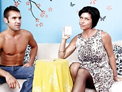 Beautiful MILF with big boobs Shay Fox jumps on a hard dick