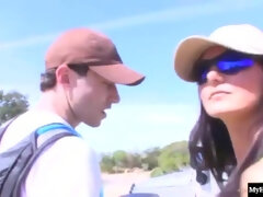 Anal, Tetona, Polla, Pajear, Masturbación, Al aire libre, Público, Solo