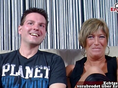 素人, ドイツ人, 熟年, 淫乱熟女, 三人, 妻