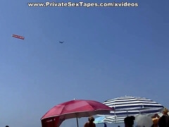 Public girlfriend fuck near the beach scene 3