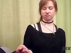 Leie, Blasen, Hd, Selbstgemacht, Geld, Pov, Rau, Russisch