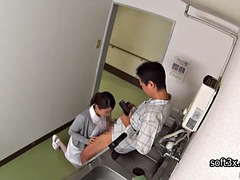 nurse masturbation patient in toilet