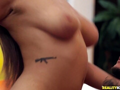 Arsch, Blasen, Braunhaarige, Hardcore, Muschi, Jungendliche (18+), Titten