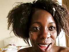 アフリカ人, アナル, デカチン, フェラチオ, バック, ハードコア, 異人種間, 淫乱熟女