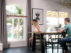 アナル, デカチン, ブロンド, チン, ダブル開発, 異人種間, なめる, 三人