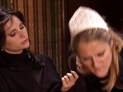 Rondborstig, Man die toekijkt, Fetisj, Masturbatie, Natuurlijke tieten, Trio, Tieten likken, Oud