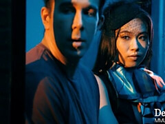 Asiatique, Gros cul, Grosse bite, Interracial, Seins naturels, De plein air, Public, Adolescente