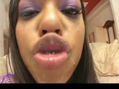 Noire, Double pénétration, Noir ébène, Interracial