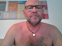 Swedish older daddy LOUD huge orgasm sound