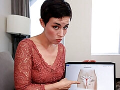 Arsch, Grosser arsch, Blasen, Braunhaarige, Hundestellung, Handjob, Pov, Rasiert