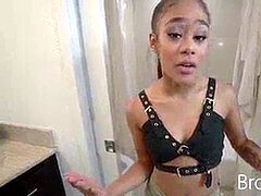 Zwart, Pijpbeurt, Bruinharig, Zwart, Tiener