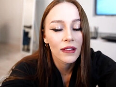 Amateur, Gros seins, Tir de sperme, Gorge profonde, Maman, Russe, Belle mère, Avaler