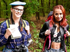 Kont, Dubbele penetratie, 1 man 2 vrouwen, Masturbatie, Roodharige vrouw, Strippen, Tiener, Trio