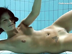 Fétiche, Poilue, Hd, Piscine, Russe, Douche, Adolescente, Sous marin