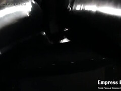 Sadomasochismus, Weibliche domination, Fetisch, Latex, Bestrafung, Sklave, Strapon, Gefesselt