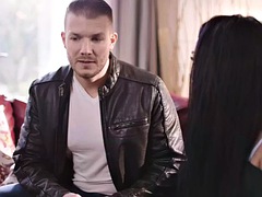 Sinful bigass with a tattooed back drilled by her neighbor