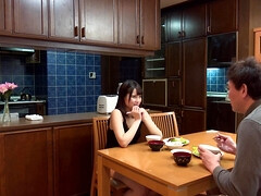 Aziatisch, Auto, Sperma, Hondjeshouding, Huisvrouw, Keuken, Likken, Bekijker