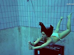 Nana, Érotique, De plein air, Piscine, Public, Russe, Adolescente, Sous marin