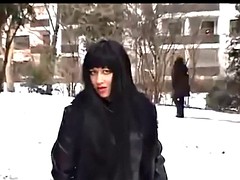 Enthousiasteling, Flashing, Latex, Leer, Buiten