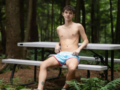 Twink gets dommed and covered in cum too
