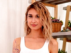 Anaal, Grote lul, Blond, Masturbatie, Natuurlijke tieten, Kut duiken, Tiener, Tieten likken