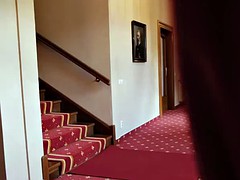 Stinky rich guy injects his spunk into a hot Eurobabe