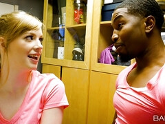 Seeing Pink - hairy babe licked and dicked by BBC Isiah Maxwell