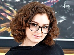 ベッドルーム, デカ尻, デカチン, デカパイ, フェラチオ, 茶髪の, ショートヘア, ティーン