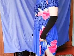 ブロンド, コンピレーション, 女装男装, ハードコア, ヒール, 穴開きパンティ, 赤毛, 一人