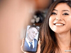 Asiatisch, Grosser arsch, Grosser schwanz, Grosse titten, Blasen, Braunhaarige, Hundestellung, Jungendliche (18+)