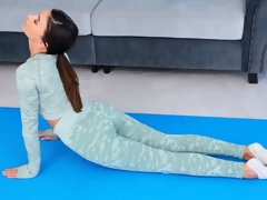 Arsch, Braunhaarige, Hundestellung, Handjob, Lecken, Muschi, Sport, Jungendliche (18+)