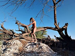 Anaal, Fetisj, Voeten fetish, Buiten, Openbaar, Rijden, Alleen, Tiener