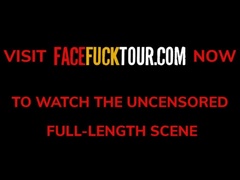 Big Natural Tits Latina Gets Rough Throat Fuck POV - Sloppy Blowjob & Drooling