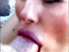 美人, デカパイ, フェラチオ, チン, Hd, アウトドア, プール, オマンコ