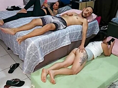 Amateur, Grosse bite, 2 femmes 1 homme, Hd, Fait maison, Portugaise, Echangistes, Épouse