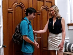 アメリカ人, 美女, デカチン, デカパイ, フェラチオ, ズームショット, ハードコア, オッパイの