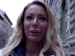 Blondine, Verrückt, Sperma im mund, Aufs gesicht abspritzen, Deutsch, Hardcore, Milf, Titten