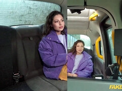 Helina Dream offers her tight MILF pussy for cash on fake taxi ride