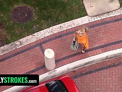 Hot blonde impaled by a big cock in taboo familystrokes video with best porn action