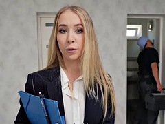 Verga grande, Rubia, Cornudo, Sexo duro, Pov, Uniforme