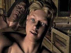 デカチン, フェラチオ, イく瞬間, ハードコア, 筋肉