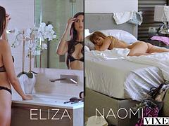 Pijpbeurt, Bruinharig, Sperma shot, Handbeurt, Hardcore, Rijden, Verleid, Trio