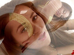 素人, デカチン, フェラチオ, 茶髪の, 巨乳な, ハードコア, 自然山雀, オッパイの